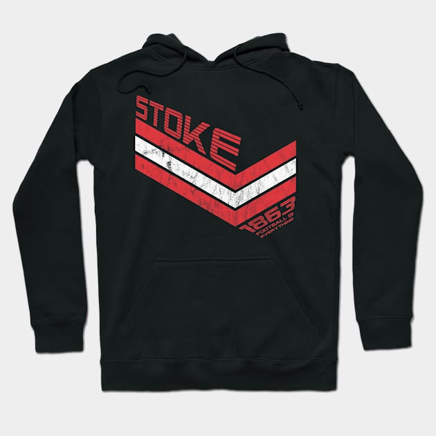 Football Is Everything - Stoke City F.C. 80s Retro Hoodie by FOOTBALL IS EVERYTHING